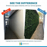 Boston Ivy Leaf Screen Green Wall Panel UV Resistant 1m x 1m