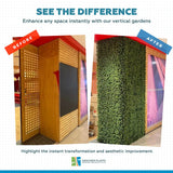 Premium Natural Buxus Hedge Panels UV Resistant 1m x 1m