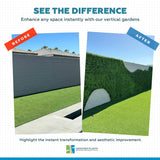 Luxury Deluxe Buxus (Bright) Hedge Panels UV Resistant 1m x 1m