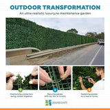 Laurel Hedge Panels UV Resistant 1m x 1m