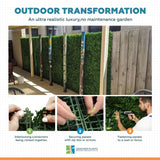 Mixed Boxwood Hedge Panels / Screens UV Resistant 1m x 1m