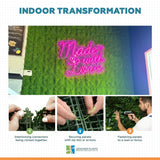 Fresh Natural Green Artificial Moss / Green Wall UV Resistant 1m x 1m