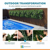 Luxury Vista Green Recycled Vertical Garden / Green Wall UV Resistant 100cm x 100cm