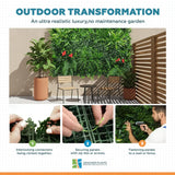 Elegant Red Rose Vertical Garden / Green Wall UV Resistant 100cm x 100cm
