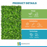 Lavandula Vertical Garden / Green Wall UV Resistant 1m x 1m