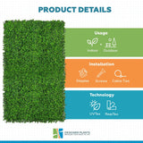 Luxury Deluxe Buxus (Bright) Hedge Panels UV Resistant 1m x 1m