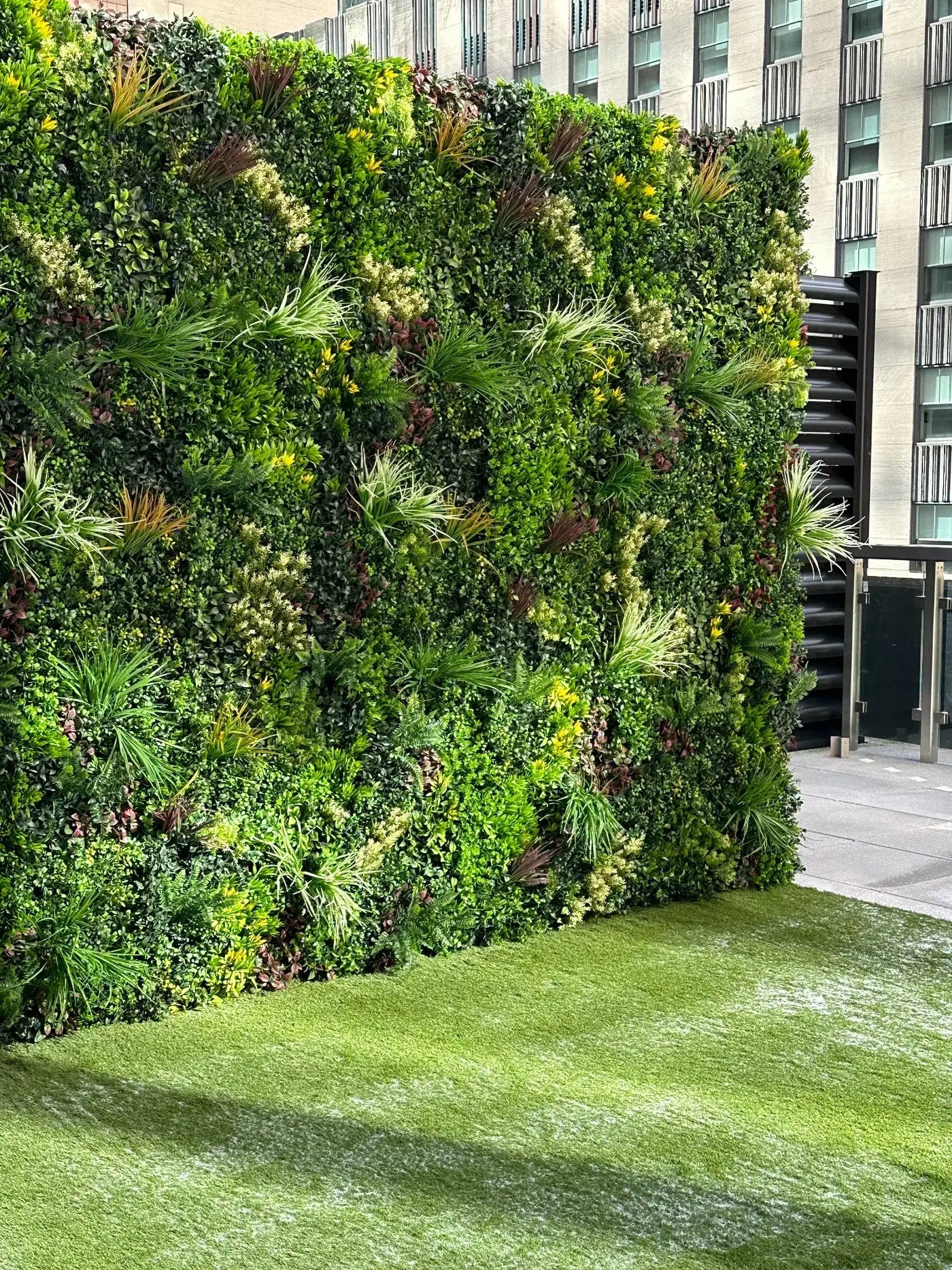 Luxury Triptych Vertical Garden / Living Wall Set 3 of Pieces 1m x 1m (3 SQM Set) UV Resistant