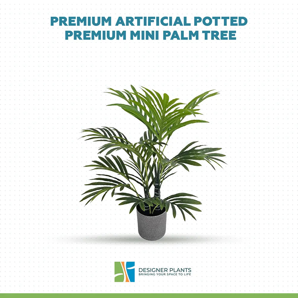Premium Artificial Potted Premium Mini Palm Tree 55cm