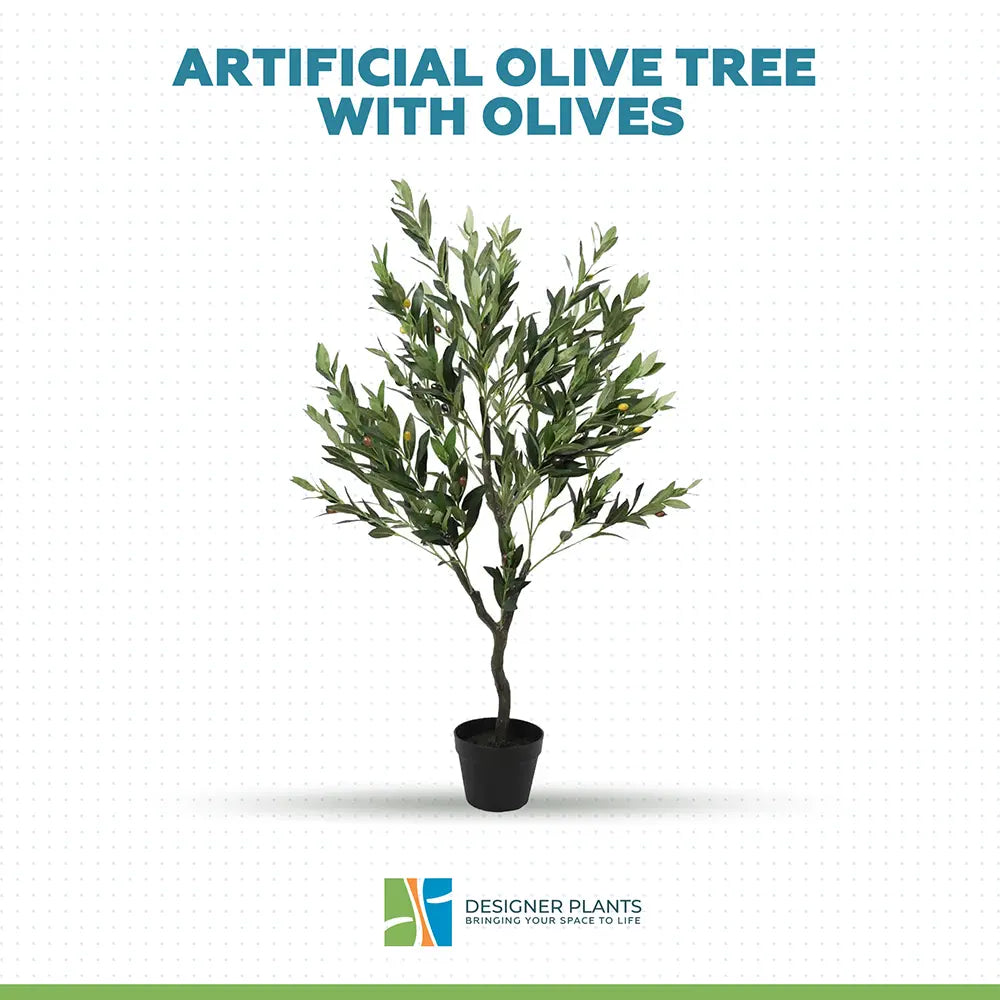 Artificial Olive Tree with Olives 125cm