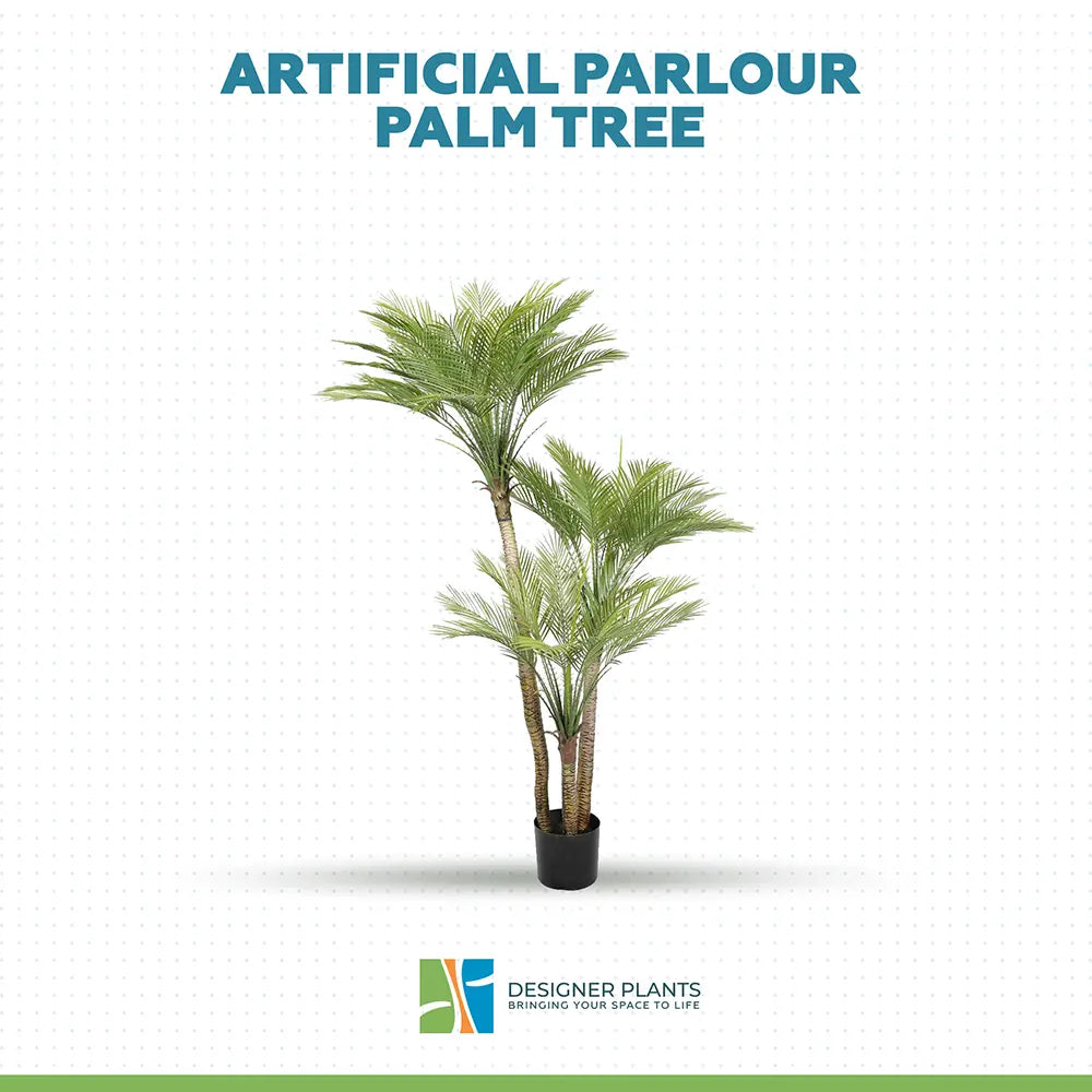 Artificial Parlour Palm Tree 180cm Multi Trunk UV Resistant
