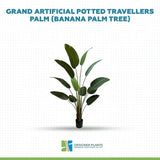 Grand Artificial Potted Travellers Palm (Banana Palm Tree) 180cm