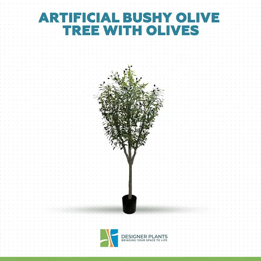 Artificial Bushy Olive Tree with Olives 180cm