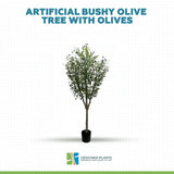 Artificial Bushy Olive Tree with Olives 180cm
