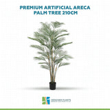 Premium Artificial Areca Palm Tree 210cm UV Resistant (New Arrival)