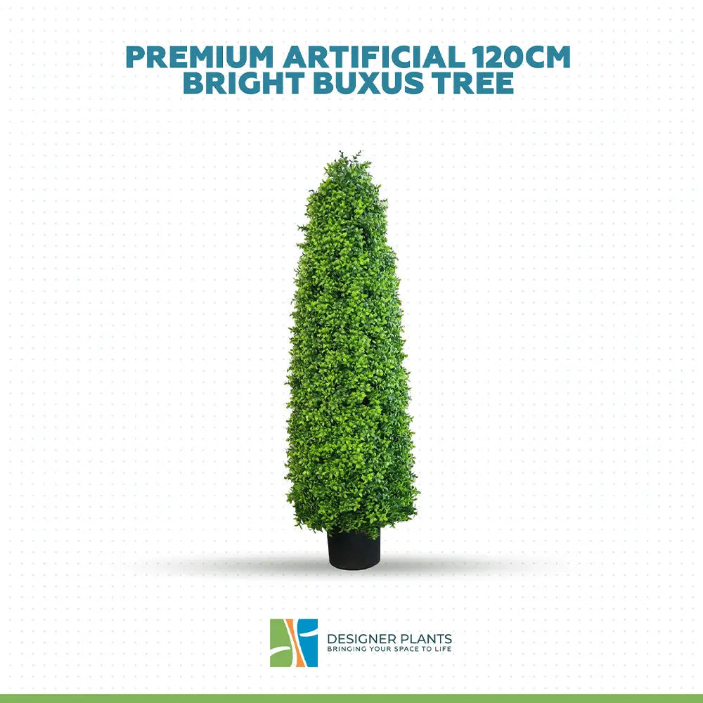 Premium Artificial 120cm Bright Buxus Tree UV Resistant
