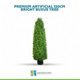 Premium Artificial 120cm Bright Buxus Tree UV Resistant
