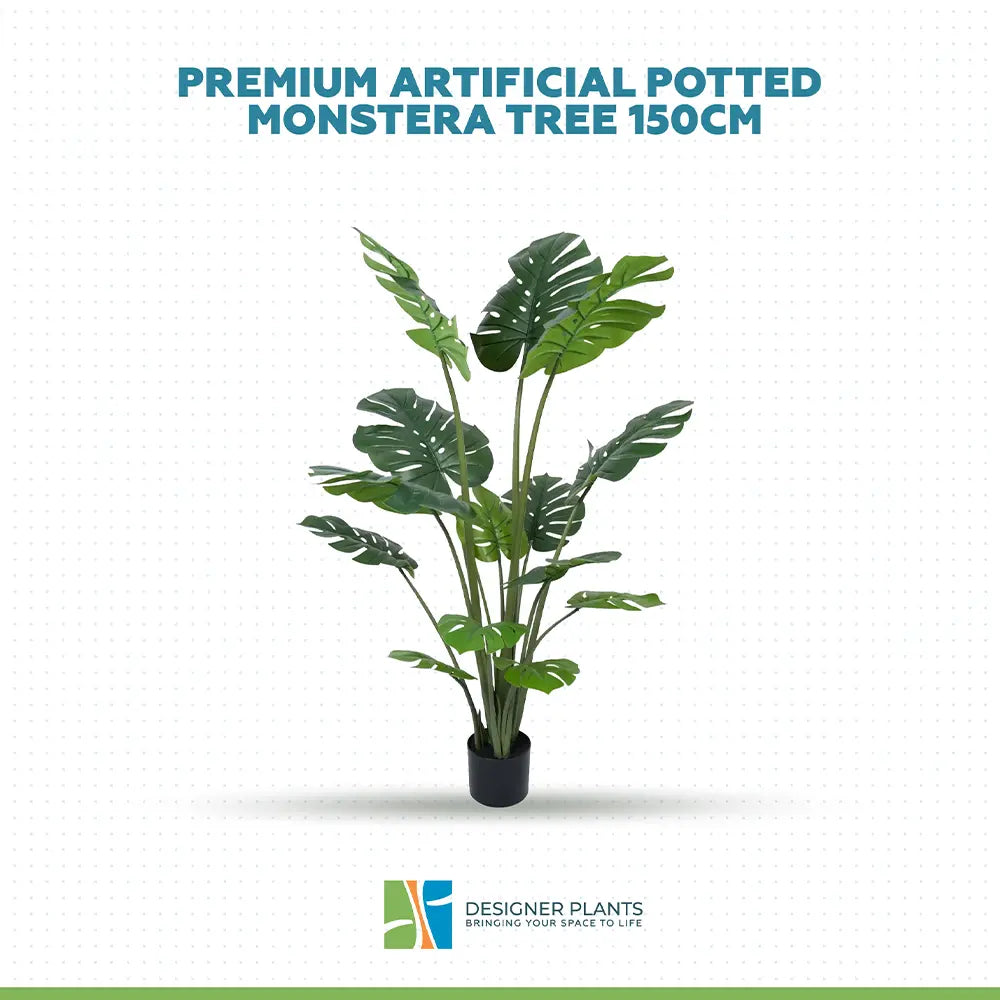 Premium Artificial Potted Monstera Tree 150cm