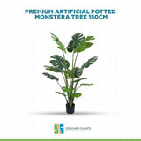 Premium Artificial Potted Monstera Tree 150cm