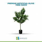 Premium Artificial Olive Tree 130cm UV Resistant