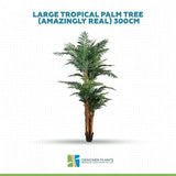 Large Artificial Tropical Palm Tree (Amazingly Real) 300cm