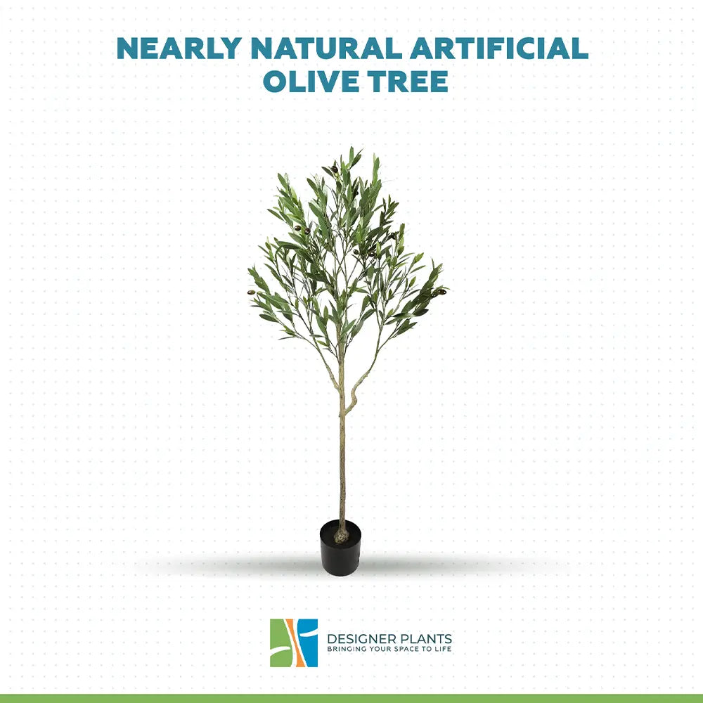 Nearly Natural Artificial Olive Tree UV Resistant 150cm