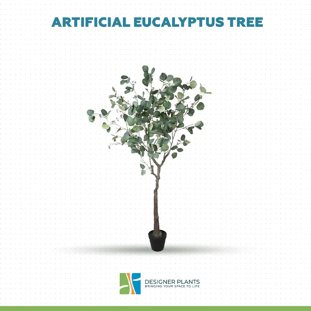 Artificial Eucalyptus Tree (Red Box Eucalyptus Polyanthemos) 150cm