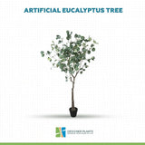 Artificial Eucalyptus Tree (Red Box Eucalyptus Polyanthemos) 150cm