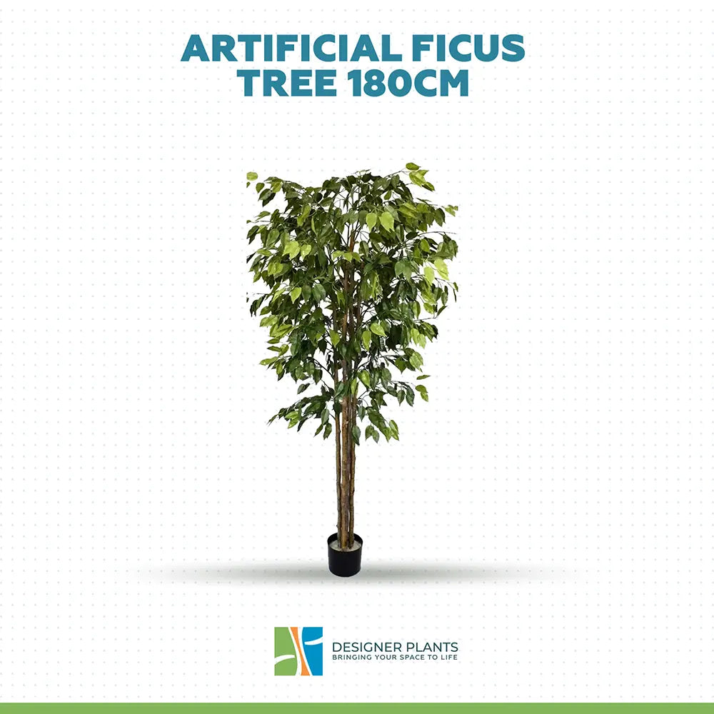 Artificial Ficus Tree 180cm Nearly Natural UV Resistant