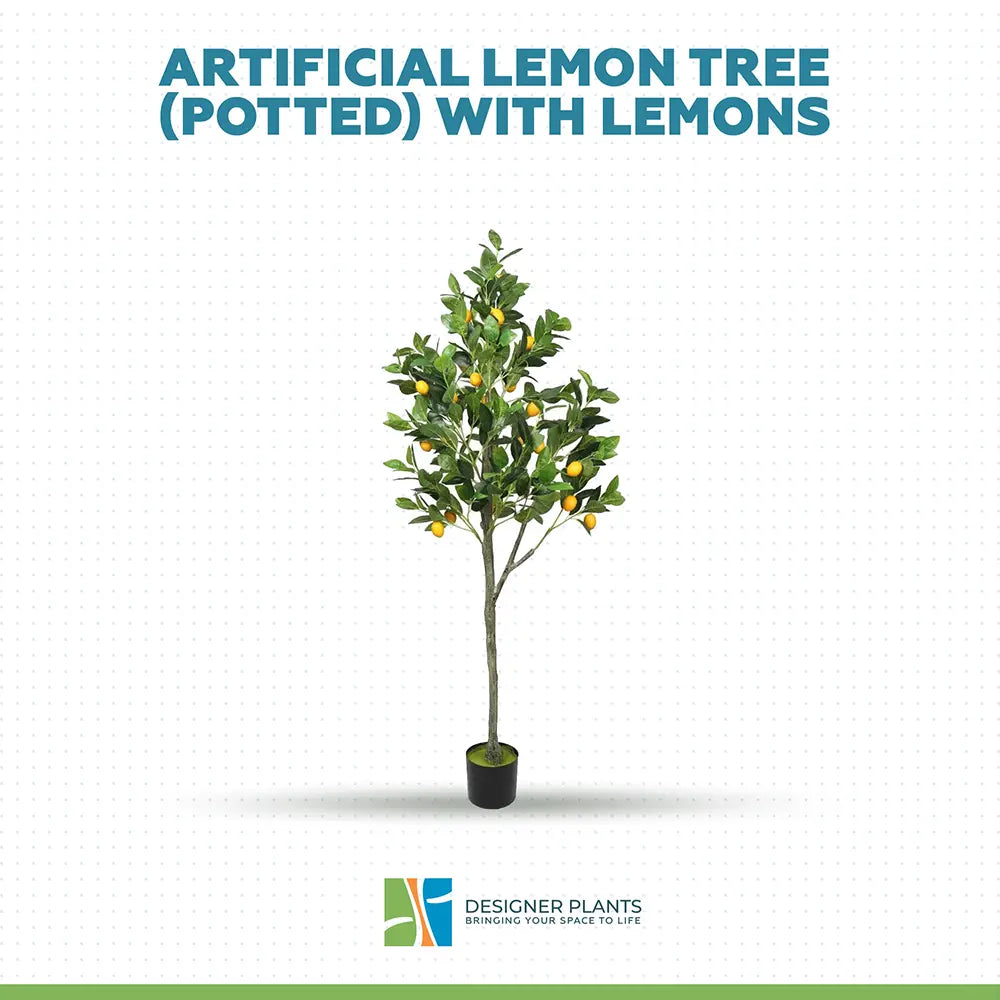 Artificial Lemon Tree (Potted) with Lemons 150cm