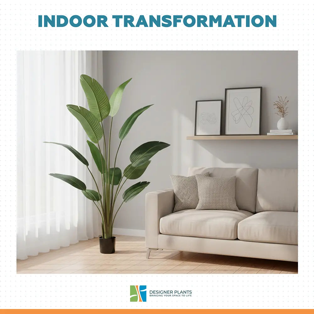 Grand Artificial Potted Travellers Palm (Banana Palm Tree) 180cm