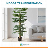 Premium Artificial Potted Monstera Plant 145cm