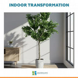Premium Artificial Olive Tree 130cm UV Resistant