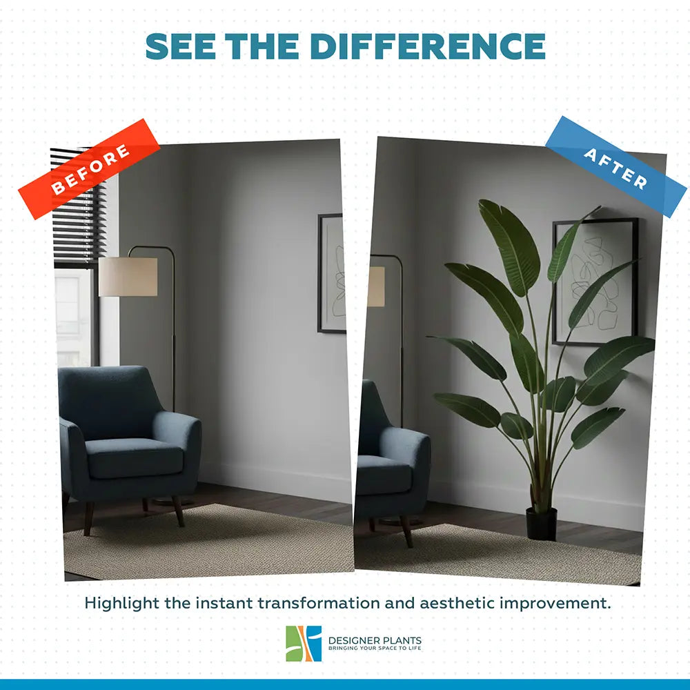 Grand Artificial Potted Travellers Palm (Banana Palm Tree) 180cm