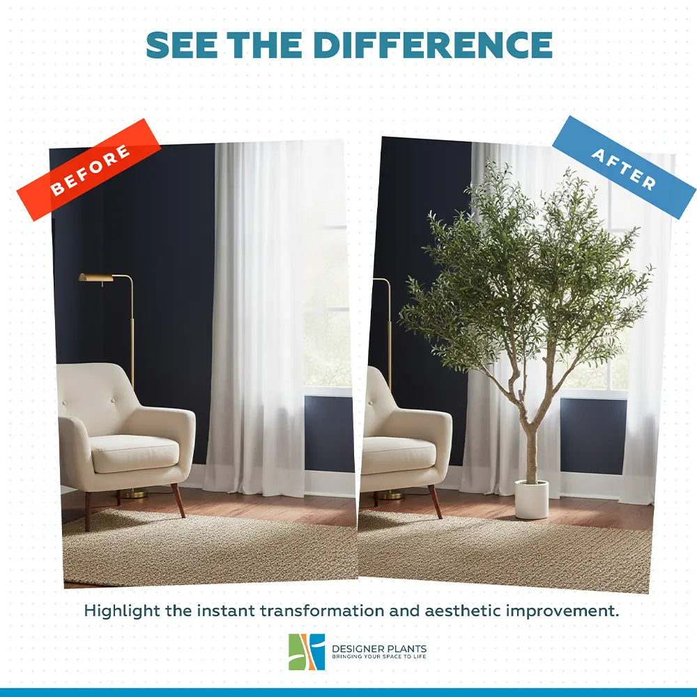 Nearly Natural Extra Large Olive Tree with Olives 280cm