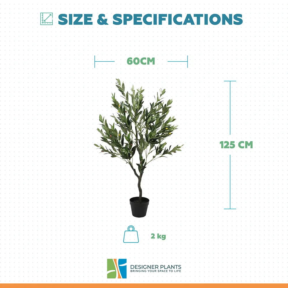 Artificial Olive Tree with Olives 125cm