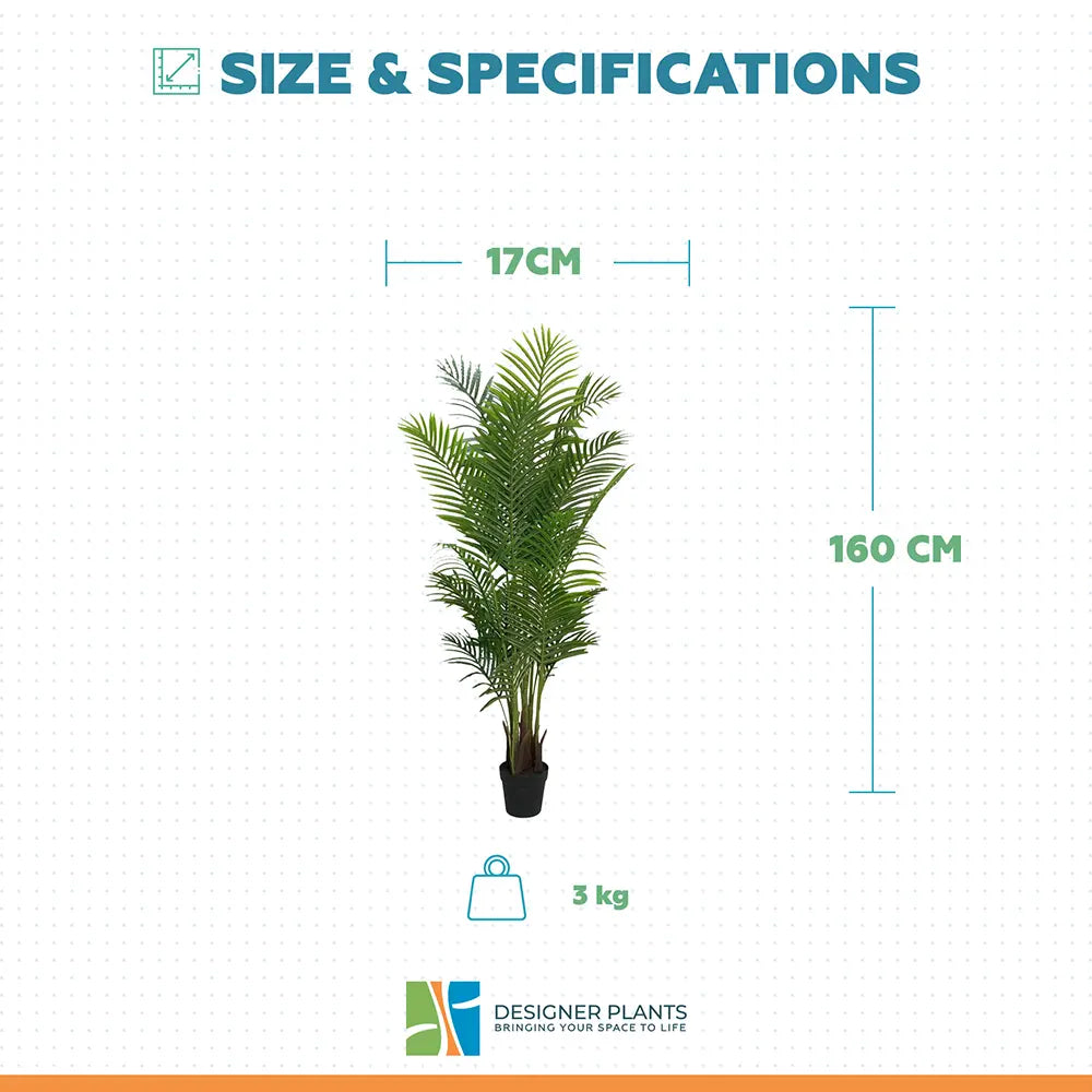 Premium Artificial Areca Palm Tree Real Touch 160cm