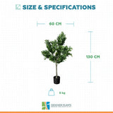Premium Artificial Olive Tree 130cm UV Resistant