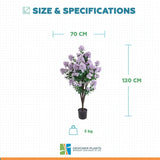 Flowering Lilac Crepe Myrtle Tree 120cm UV Resistant