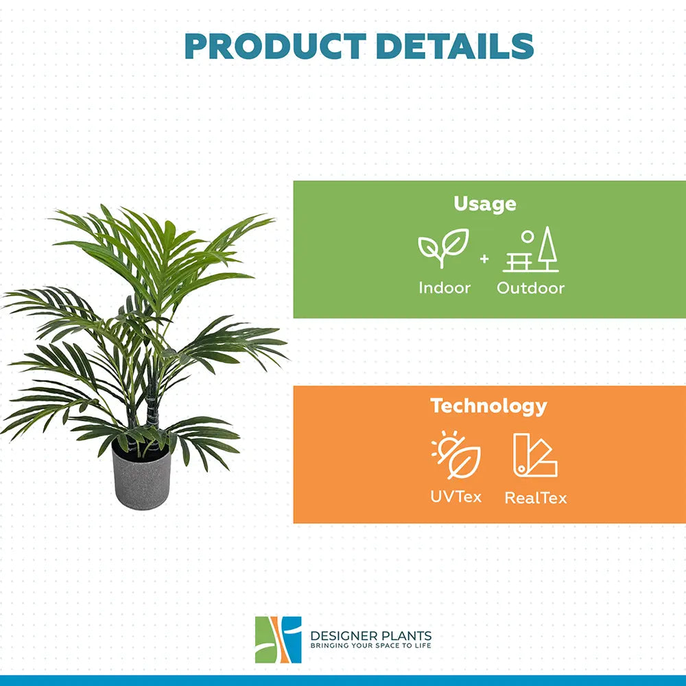 Premium Artificial Potted Premium Mini Palm Tree 55cm