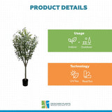 Artificial Bushy Olive Tree with Olives 180cm