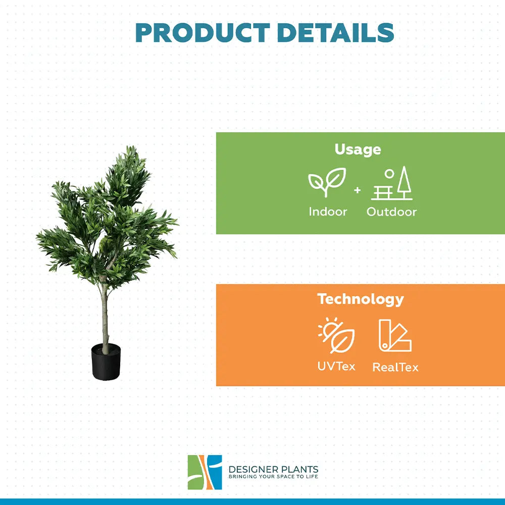 Premium Artificial Olive Tree 130cm UV Resistant