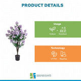 Flowering Lilac Crepe Myrtle Tree 120cm UV Resistant