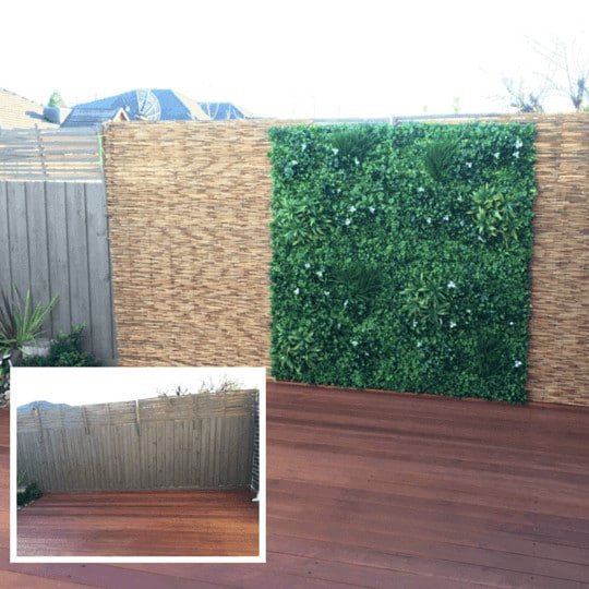 White Oasis UV Stabilised Vertical Garden Wall Premium Sample