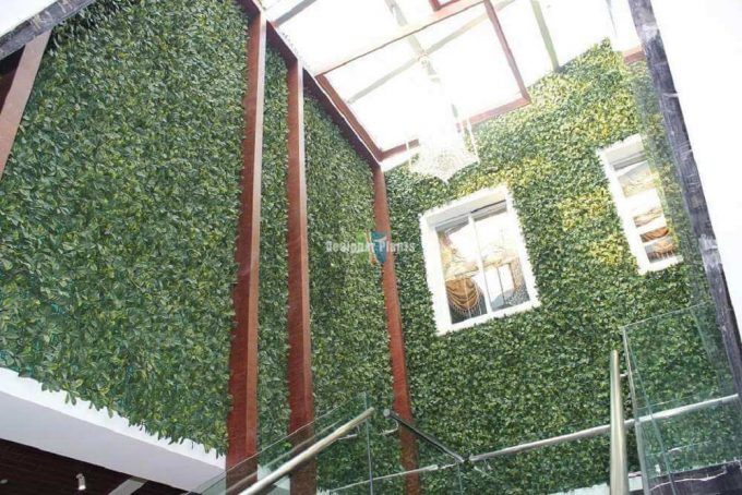 Artificial Plant Wall in a newly design home
