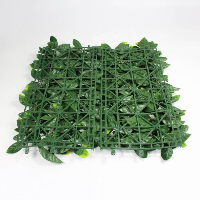 Artificial laurel hedge panel backing