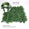 fake hedge laurel panel