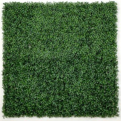 Fake Boxwood Hedge Leaf Screens Panels UV Resistant SAMPLE
