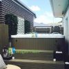 Mini Pool With Artificial Plants