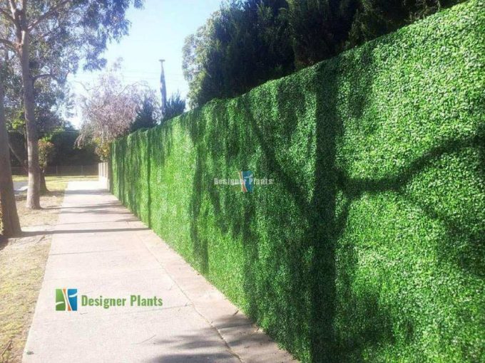 Fence With Artificial Plants4