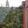 Vertical garden green wall with hand made foliage